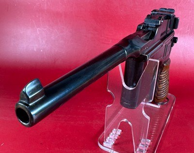 German Mauser Broomhandle 7.63x25mm C96, Stock Holster. Excellent Condition - Image 4 of 21