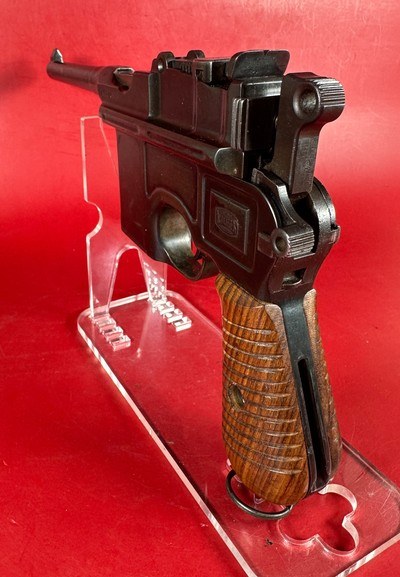 German Mauser Broomhandle 7.63x25mm C96, Stock Holster. Excellent Condition - Image 7 of 21