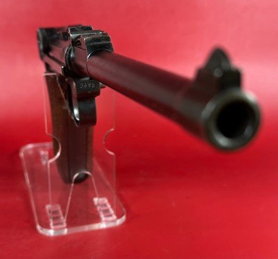 WWI 1917 DWM P08 Artillery Luger. STOCK, 2 mags TOOLS, HOLSTER 9mm Matching - Image 5 of 17
