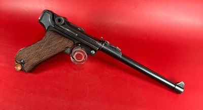 WWI 1917 DWM P08 Artillery Luger. STOCK, 2 mags TOOLS, HOLSTER 9mm Matching - Image 3 of 17
