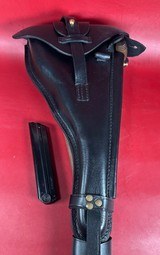WWI 1917 DWM P08 Artillery Luger. STOCK, 2 mags TOOLS, HOLSTER 9mm Matching - Image 16 of 17