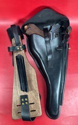 WWI 1917 DWM P08 Artillery Luger. STOCK, 2 mags TOOLS, HOLSTER 9mm Matching - Image 15 of 17