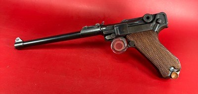 WWI 1917 DWM P08 Artillery Luger. STOCK, 2 mags TOOLS, HOLSTER 9mm Matching - Image 2 of 17