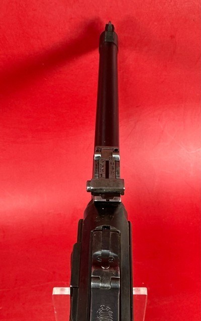WWI 1917 DWM P08 Artillery Luger. STOCK, 2 mags TOOLS, HOLSTER 9mm Matching - Image 7 of 17