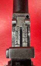 WWI 1917 DWM P08 Artillery Luger. STOCK, 2 mags TOOLS, HOLSTER 9mm Matching - Image 8 of 17