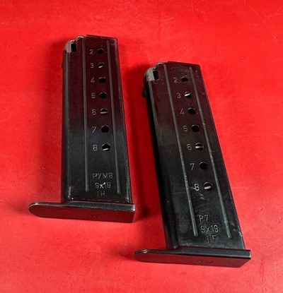 2001 Heckler & Koch HK P7 M8 9mm 2 mags. H&K. Rare. Excellent P7M8 - Image 13 of 15