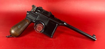Mauser Broomhandle 7.63x25mm C96 Matching Stock / Holster. Excellent - Image 3 of 18