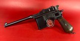 Mauser Broomhandle 7.63x25mm C96 Matching Stock / Holster. Excellent - Image 2 of 18