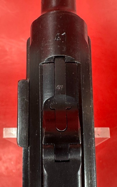 WWII 1941 Mauser P08 Luger BYF 9mm. Holster. 2 Mags. Excellent Condition - Image 7 of 18