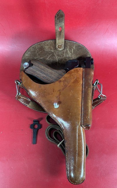 WWII 1941 Mauser P08 Luger BYF 9mm. Holster. 2 Mags. Excellent Condition - Image 14 of 18