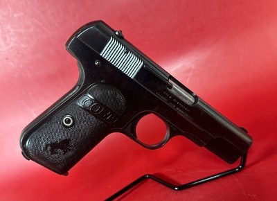 1909 Colt Model 1908 Pocket Hammerless .380 ACP 3.75