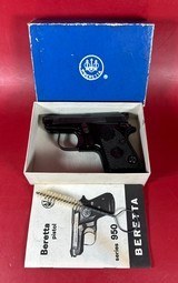 Beretta 950 BS Jetfire 25ACP. TIP UP Barrel. Excellent condition - Image 1 of 14