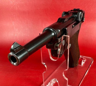 German DWM Luger Pistol P08 .30 Luger. 2 mags. Tool. Holster. Matching. - Image 4 of 15