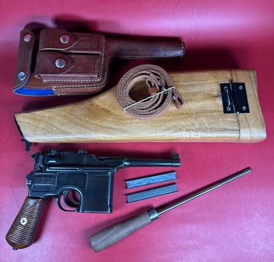 1920s Mauser Broom Handle Bolo 7.63x25mm C96, Excellent Condition - Image 1 of 20