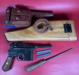 1920s Mauser Broom Handle Bolo 7.63x25mm C96, Excellent Condition - Image 1 of 20