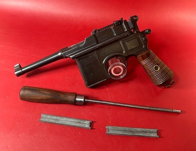 1920s Mauser Broom Handle Bolo 7.63x25mm C96, Excellent Condition - Image 1 of 14