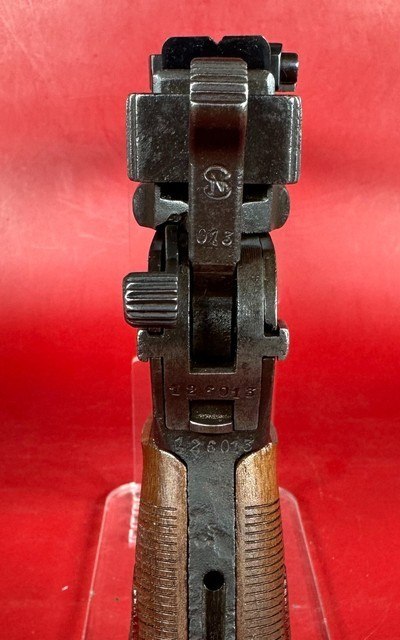 German Mauser C96 Broomhandle Red 9. 9mm. Excellent Condition. Matching - Image 6 of 19