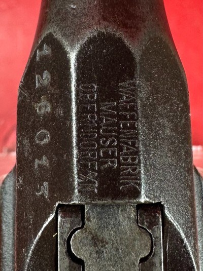 German Mauser C96 Broomhandle Red 9. 9mm. Excellent Condition. Matching - Image 9 of 19