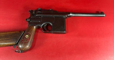 German Mauser C96 Broomhandle Red 9. 9mm. Excellent Condition. Matching - Image 14 of 19