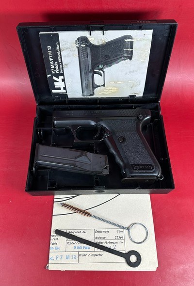 Heckler & Koch HK P7 M13 9mm H&K. Near Mint. Rare Excellent P7M13 - Image 1 of 17
