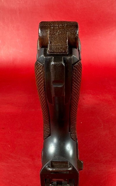 WWI 1917 DWM P08 Artillery Luger. STOCK, 2 mags TOOLS, HOLSTER 9mm Matching - Image 11 of 17
