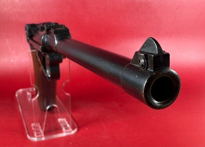 WWI 1917 DWM P08 Artillery Luger. STOCK, 2 mags TOOLS, HOLSTER 9mm Matching - Image 5 of 17