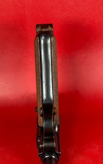 WWI 1917 DWM P08 Artillery Luger. STOCK, 2 mags TOOLS, HOLSTER 9mm Matching - Image 9 of 17
