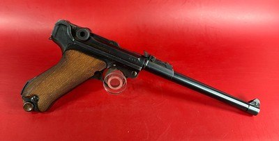 WWI 1917 DWM P08 Artillery Luger. STOCK, 2 mags TOOLS, HOLSTER 9mm Matching - Image 3 of 17