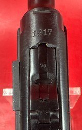 WWI 1917 German Erfurt P08 Luger 9mm Matching. Excellent Condition - Image 8 of 14