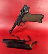 WWI 1917 German Erfurt P08 Luger 9mm Matching. Excellent Condition - Image 1 of 14