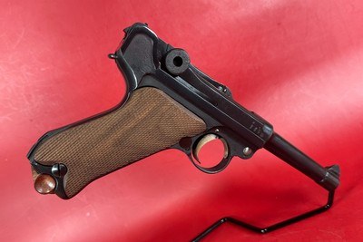 WWI 1917 German Erfurt P08 Luger 9mm Matching. Excellent Condition - Image 3 of 14