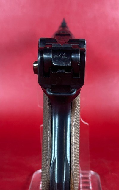 WWI 1917 German Erfurt P08 Luger 9mm Matching. Excellent Condition - Image 6 of 14