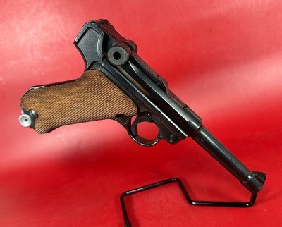 WWII 1941 Mauser P08 Luger BYF 9mm. Matching. Full rig. 2 Mags. Excellent Condition - Image 3 of 18