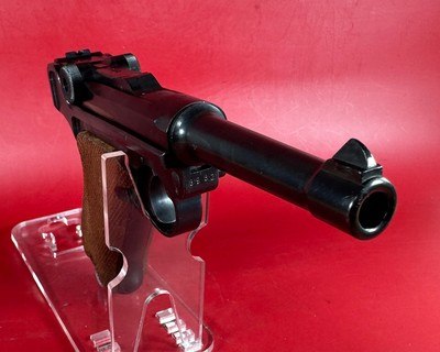 WWII 1941 Mauser P08 Luger BYF 9mm. Matching. Full rig. 2 Mags. Excellent Condition - Image 5 of 18