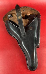 WWII 1941 Mauser P08 Luger BYF 9mm. Matching. Full rig. 2 Mags. Excellent Condition - Image 16 of 18