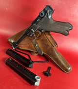 G-Dated 1935 Mauser P08 Luger S/42 9mm. Matching. Full Rig Excellent cond. - Image 1 of 16