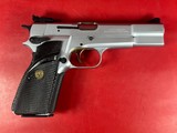 1995 Browning Hi power, Silver Chrome, Gold Trigger, Adj Sights, 9mm 2-13rd - Image 12 of 14