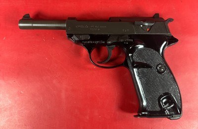 Walther P1 - P38 West German Military 9mm. 2 mags. BW stamped. Holster. Exc - Image 11 of 15
