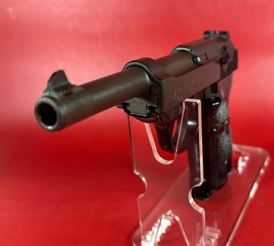 Walther P1 - P38 West German Military 9mm. 2 mags. BW stamped. Holster. Exc - Image 4 of 15