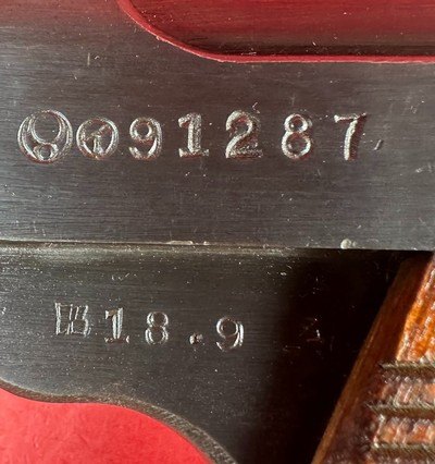 Japanese Type 14 Nambu 8mm 1943 Nagoya Arsenal. Excellent condition - Image 12 of 14