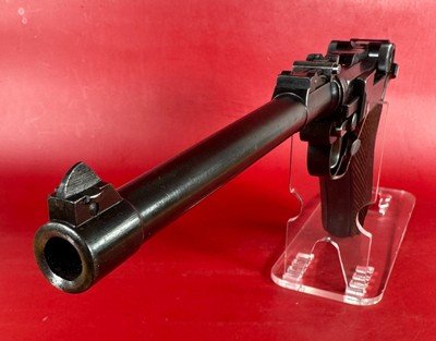 WWI 1917 DWM P08 Artillery Luger. STOCK, 2 mags TOOLS, HOLSTER 9mm Matching - Image 4 of 17