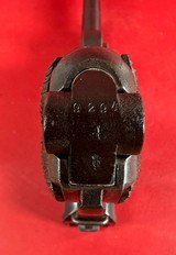 WWI 1917 DWM P08 Artillery Luger. STOCK, 2 mags TOOLS, HOLSTER 9mm Matching - Image 10 of 17