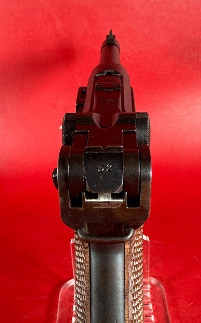 1917 German Erfurt P08 Luger 9mm Matching. Holster. Tool. 2 mags Excellent - Image 6 of 16
