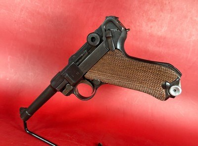 1917 German Erfurt P08 Luger 9mm Matching. Holster. Tool. 2 mags Excellent - Image 2 of 16
