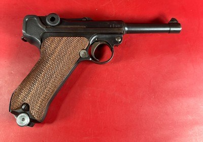 1917 German Erfurt P08 Luger 9mm Matching. Holster. Tool. 2 mags Excellent - Image 12 of 16
