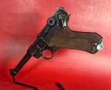 WWII 1938 Mauser P08 Luger S/42 9mm. Matching. Full Rig Excellent condition - Image 2 of 17