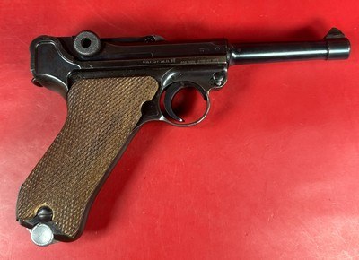 WWII 1938 Mauser P08 Luger S/42 9mm. Matching. Full Rig Excellent condition - Image 13 of 17