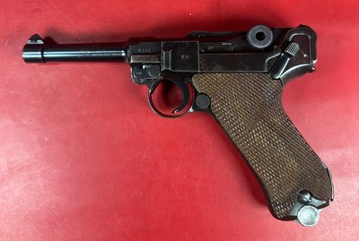 WWII 1938 Mauser P08 Luger S/42 9mm. Matching. Full Rig Excellent condition - Image 12 of 17
