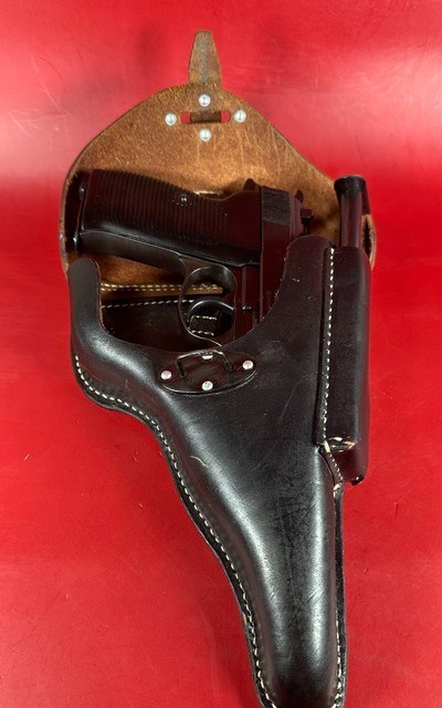 WWII GERMAN 1944 Walther P38 AC43 9mm. 2 mags. Holster. Excellent Condition - Image 15 of 17