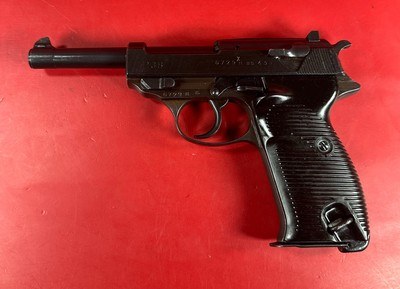 WWII GERMAN 1944 Walther P38 AC43 9mm. 2 mags. Holster. Excellent Condition - Image 11 of 17